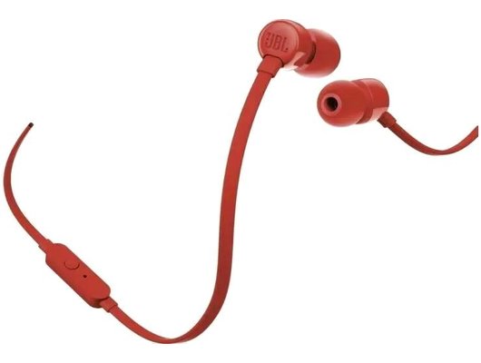 Гарнитуры JBL T110 КРАСНЫЙ